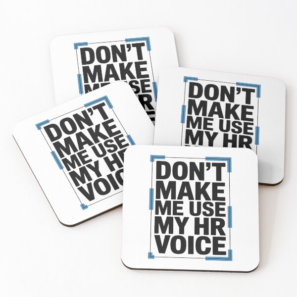 Item preview, Don’t Make Me Use My HR Voice Funny HR Professional Design designed and sold by Gogetgiggles.