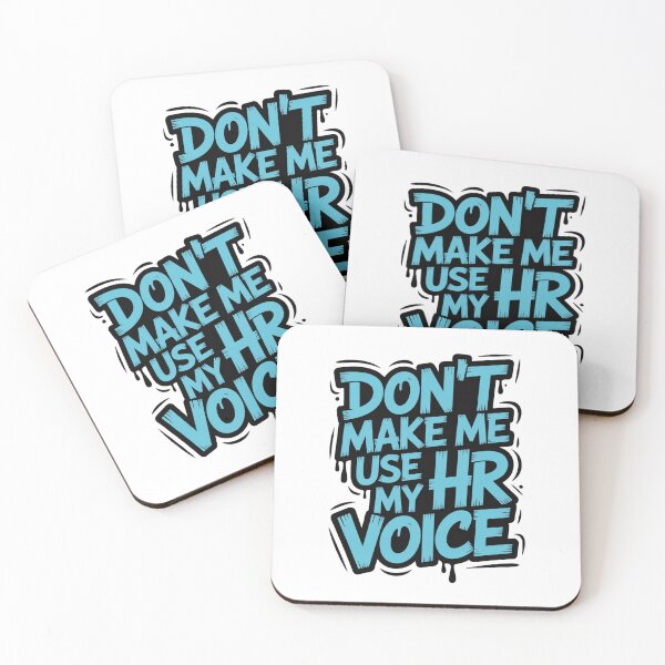 Item preview, Don’t Make Me Use My HR Voice Funny HR Professional Design designed and sold by Gogetgiggles.