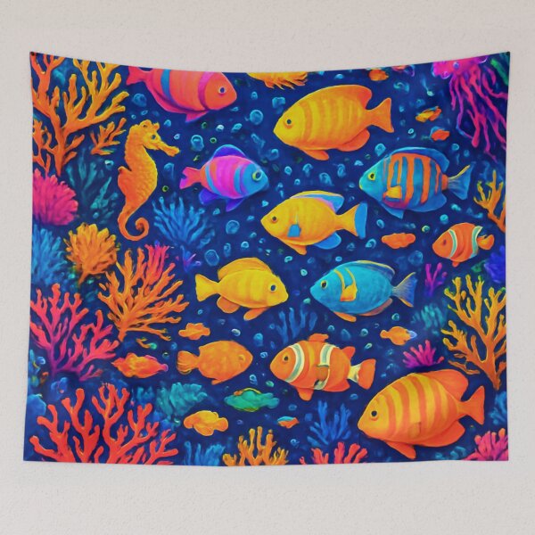 Item preview,  Underwater Carnival Madness designed and sold by Zofia Sosnecka.