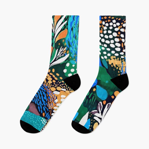Item preview, Tropical Island Lush Jungle Rainforest Colorful Modern Abstract designed and sold by DEC02.