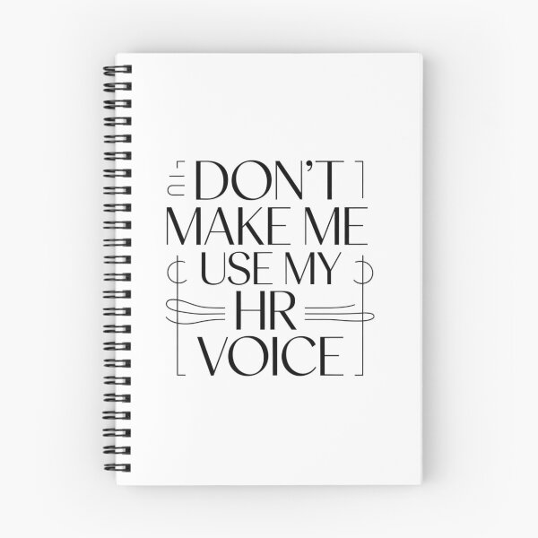 Item preview, Don’t Make Me Use My HR Voice Funny HR Professional Design designed and sold by Gogetgiggles.