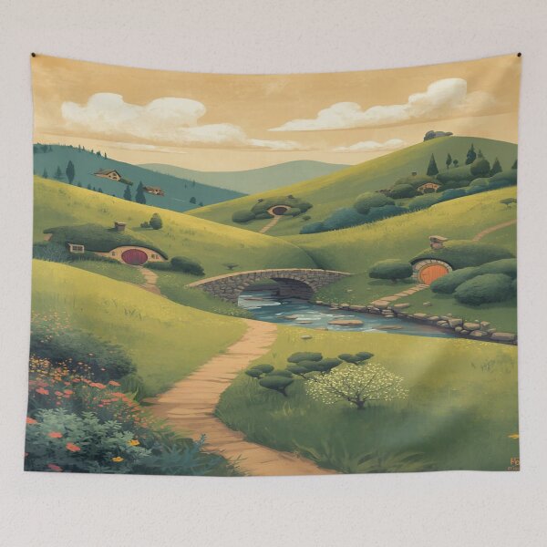 Item preview, Lifestyle Hub: Cosy Hill-Cottage in a Magical Green Meadow designed and sold by M&M Lifestyle Hub.