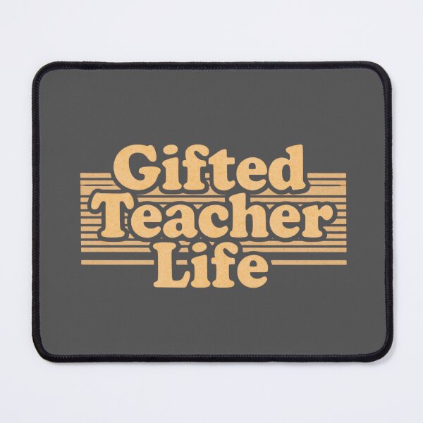 Item preview, Gifted teacher life- solid gray design designed and sold by Happyhoo1.