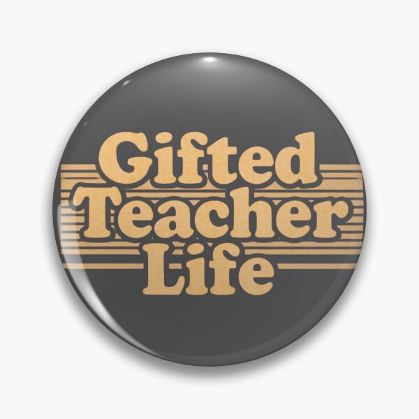 Item preview, Gifted teacher life- solid gray design designed and sold by Happyhoo1.