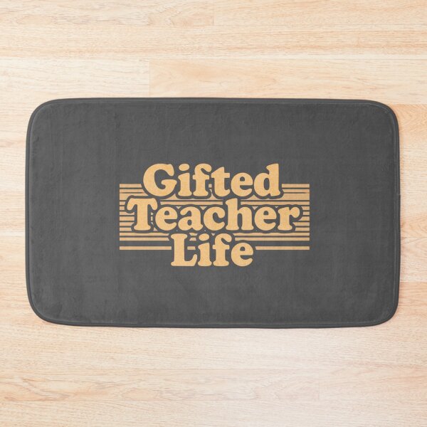 Item preview, Gifted teacher life- solid gray design designed and sold by Happyhoo1.