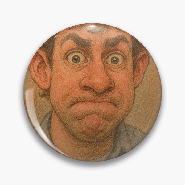 Item preview, Classic Office Deadpan Look - Humorous Caricature Sketch designed and sold by Greemo03.