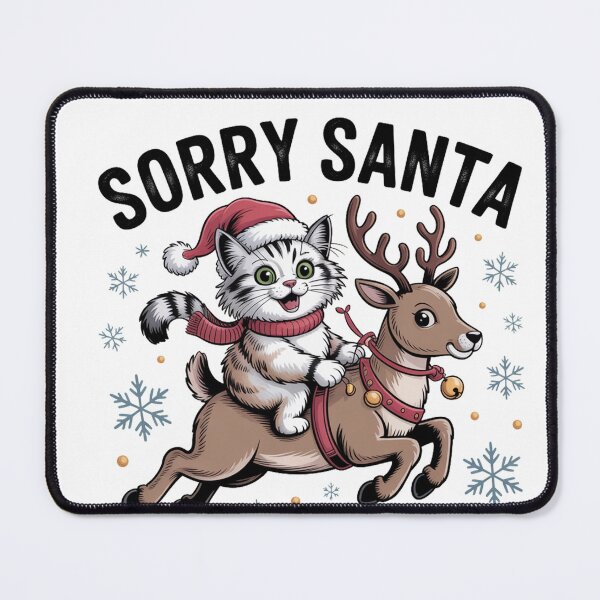 Item preview, Ragdoll cat merry Christmas santa rich designed and sold by kaka8888.