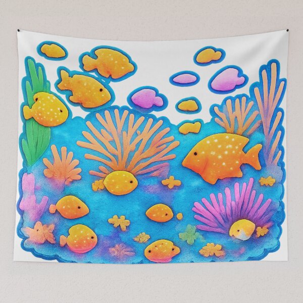 Item preview,  Underwater Carnival Madness designed and sold by Zofia Sosnecka.