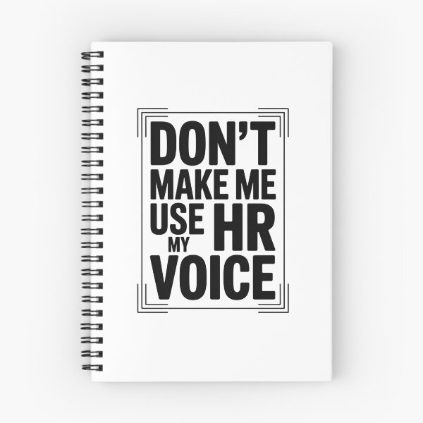 Item preview, Don’t Make Me Use My HR Voice Funny HR Professional Design designed and sold by Gogetgiggles.