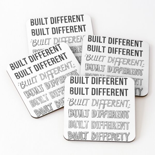 Item preview, Built Different Unique Typography Design - Stand Out designed and sold by Choploop.