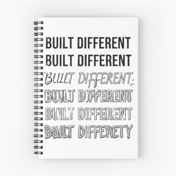 Item preview, Built Different Unique Typography Design - Stand Out designed and sold by Choploop.