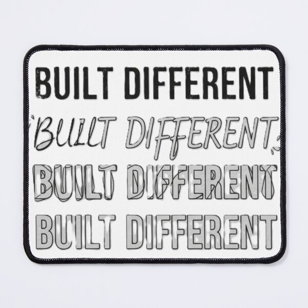 Item preview, Built Different Unique Typography Design - Stand Out designed and sold by Choploop.