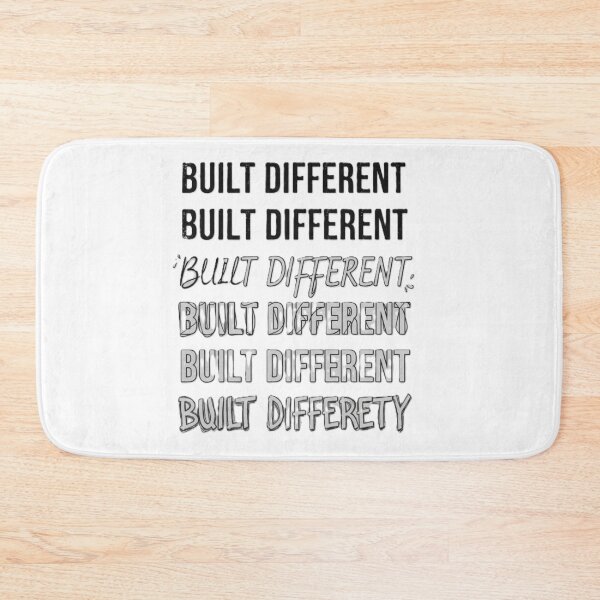 Item preview, Built Different Unique Typography Design - Stand Out designed and sold by Choploop.
