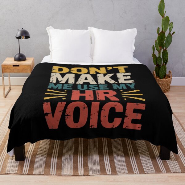 Item preview, Don’t Make Me Use My HR Voice Funny HR Professional Design designed and sold by Gogetgiggles.