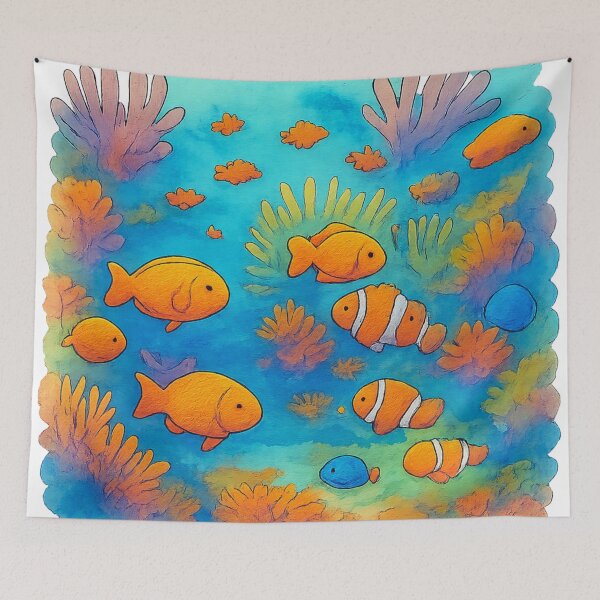 Item preview,  Underwater Carnival Madness designed and sold by Zofia Sosnecka.