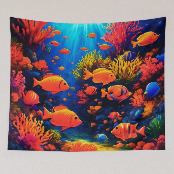 Item preview,  Underwater Carnival Madness designed and sold by Zofia Sosnecka.