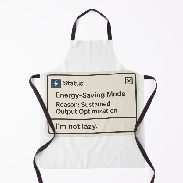 Item preview, Energy Saving Mode - Sarcastic Tech Status Notification designed and sold by Greemo03.