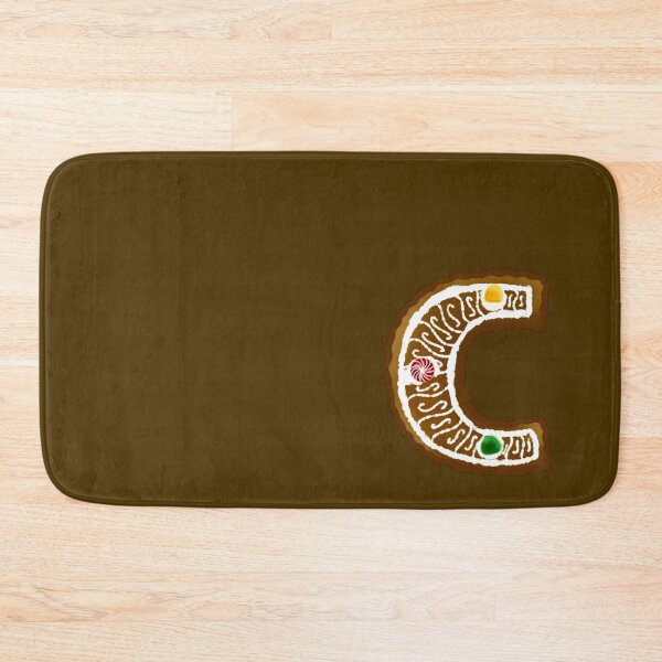 Item preview, C Monogram (Gingerbread) designed and sold by CharmedHeartArt.