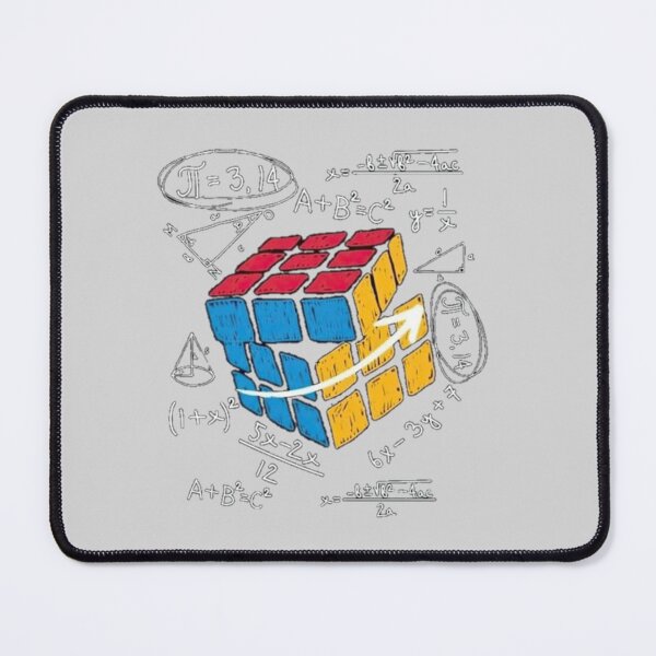 Item preview, Colorful Puzzle Cube Math Illustration designed and sold by TextAura™.