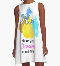 Make your Dreams come true Inspired Silhouette A-Line Dress