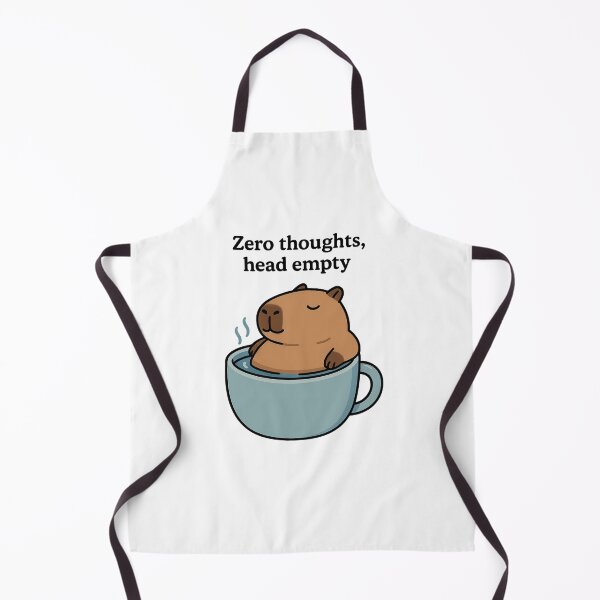 Item preview, Capybara Zero Thoughts Head Empty designed and sold by TwillTees.