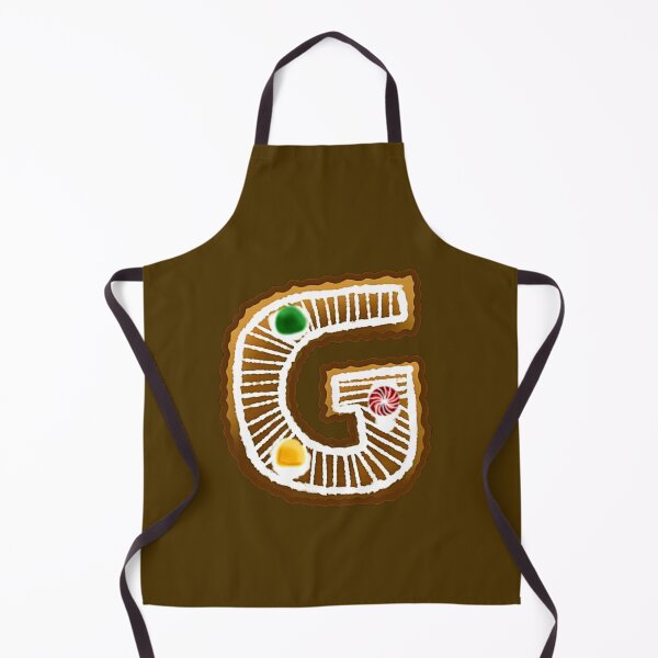 Item preview, G Monogram (Gingerbread) designed and sold by CharmedHeartArt.