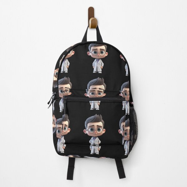 Item preview, graphic cartoon doctor nurd kid designed and sold by ArtbyRushawna1.