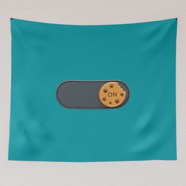 Item preview, A 3d rendering of a toggle switch featuring a cookie design designed and sold by NutmegsDesign.