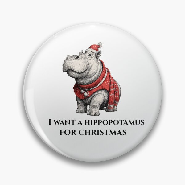Item preview, I Want A Hippopotamus For Christmas  designed and sold by ambystomatees.