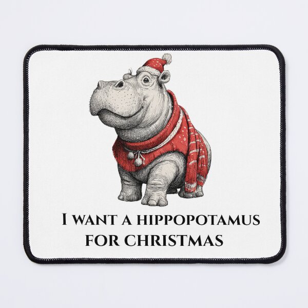 Item preview, I Want A Hippopotamus For Christmas designed and sold by ambystomatees.