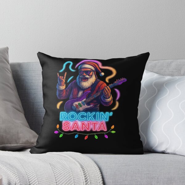 Item preview, Rockin’ Santa – Neon Holiday Jam designed and sold by KIBD.