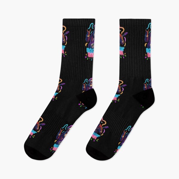 Item preview, Rockin’ Santa – Neon Holiday Jam designed and sold by KIBD.