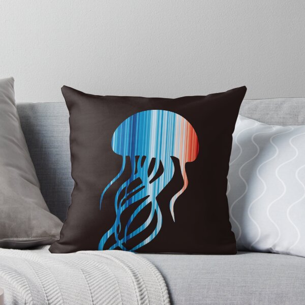 Item preview, Climate Change Stripes - Jellyfish outline designed and sold by Frank J. Art.