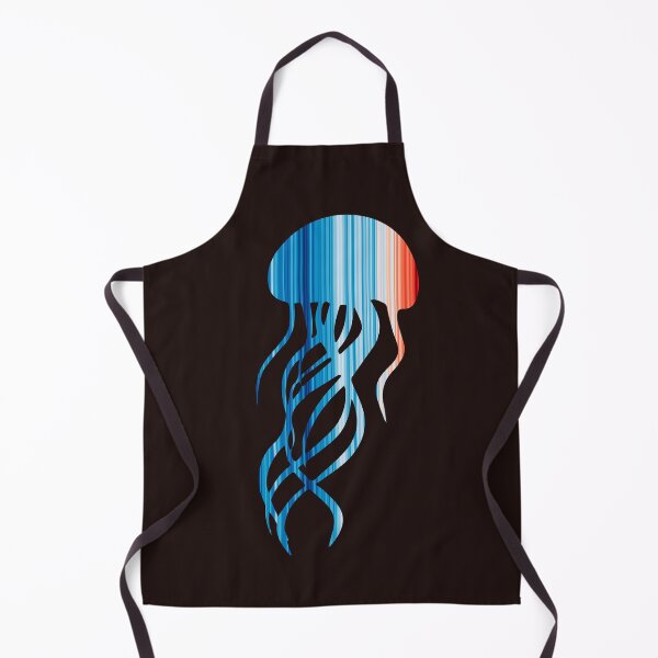 Item preview, Climate Change Stripes - Jellyfish outline designed and sold by Frank J. Art.