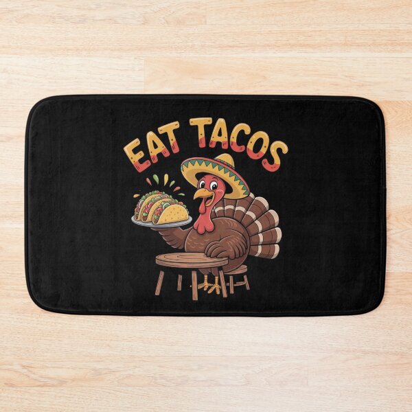 Item preview, Funny Thanksgiving Turkey Eat Tacos Mexican Thanksgiving designed and sold by Dabbing Turtle Designs.
