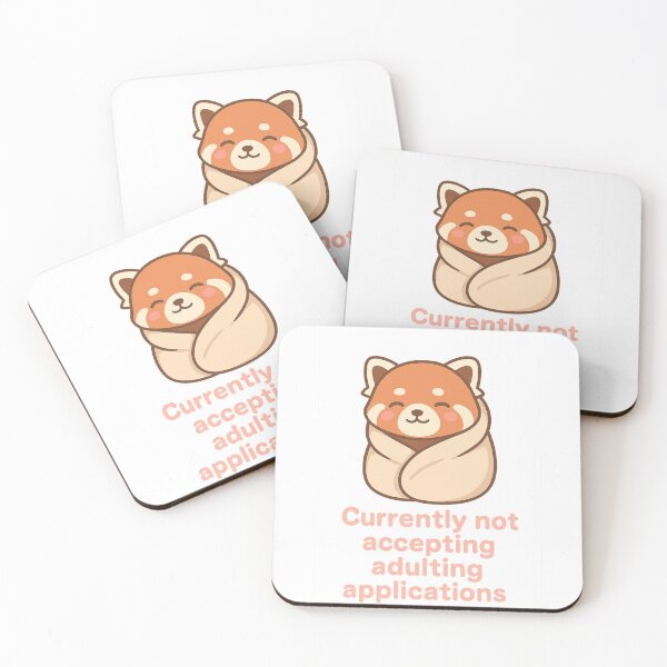 Item preview, Red Panda Not Accepting Adulting Applications designed and sold by TwillTees.