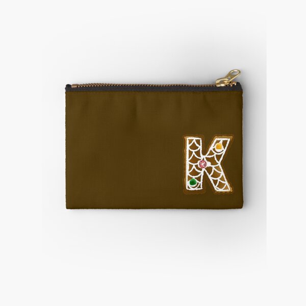 Item preview, K Monogram (Gingerbread) designed and sold by CharmedHeartArt.