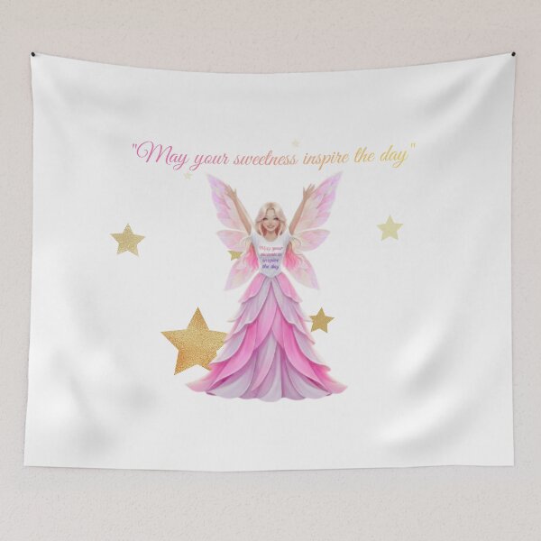 Item preview, Sweet Pink Fairy Inspires the Day designed and sold by bethapinkarks.