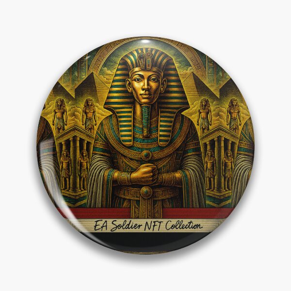 Item preview, Tutankhamun Egyptian Pharaoh, EA Soldier NFT Collection, Kings and Pharaohs Series designed and sold by EASNFTCOL.