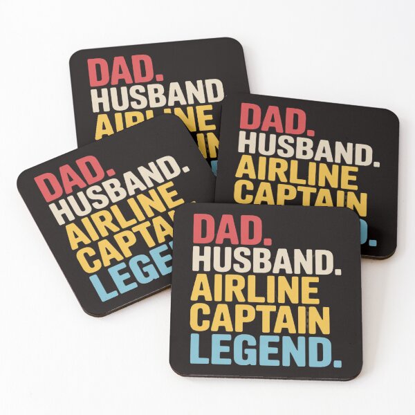 Item preview, Dad Husband Airline Captain Legend Airline Captain Dad designed and sold by LapFemile.