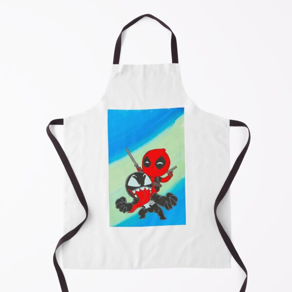 Item preview, Playful Mini Hero & Mischievous Monster – Cute Dynamic Duo Art designed and sold by The-painted-sb.