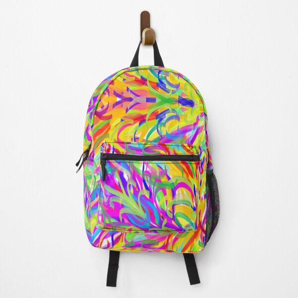 Item preview, Neon Kaleidoscope Burst: Abstract Symmetrical Psychedelic Digital Painting designed and sold by Keltoi-art.