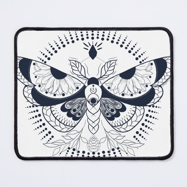 Item preview, Deep Blue Nature Moth designed and sold by LordGraceArt.