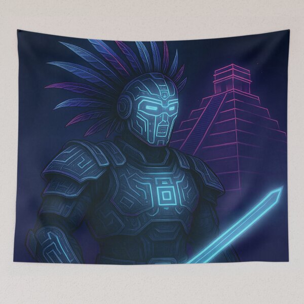 Item preview, . Cyber Guatemalan Mayan Warrior — GCR1 Origins designed and sold by GCR1.