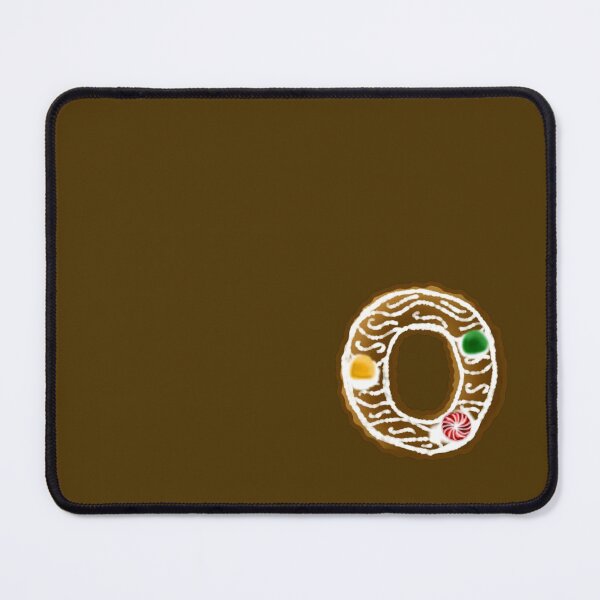 Item preview, O Monogram (Gingerbread) designed and sold by CharmedHeartArt.