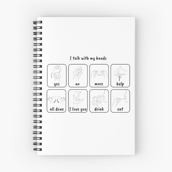 Item preview, I talk with my hands - Common ASL designed and sold by ShastaCrafts.