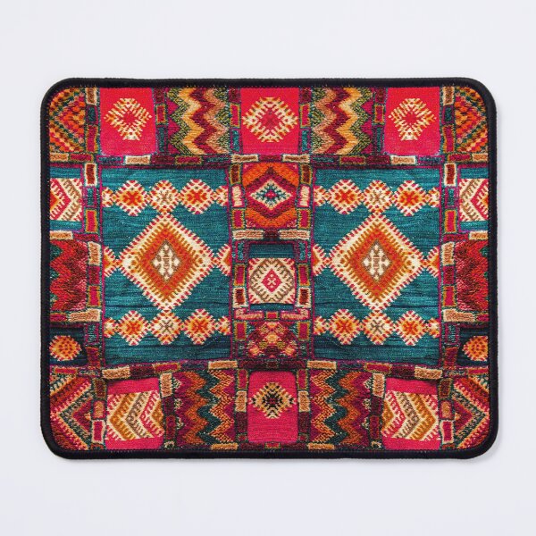 Item preview, Bohemian Moroccan Patchwork Rug designed and sold by SpaceBazaar.