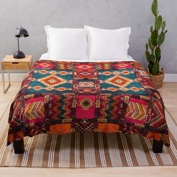 Item preview, Bohemian Moroccan Patchwork Rug designed and sold by SpaceBazaar.