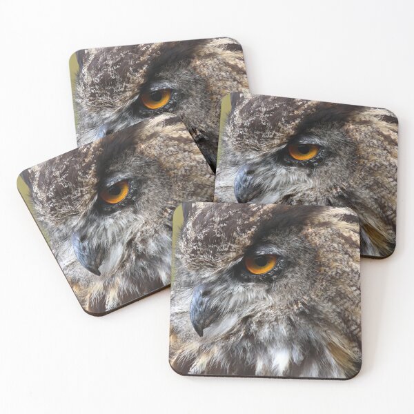 Item preview, Great Horned Owl Portrait designed and sold by Kerri Ann McClellan.