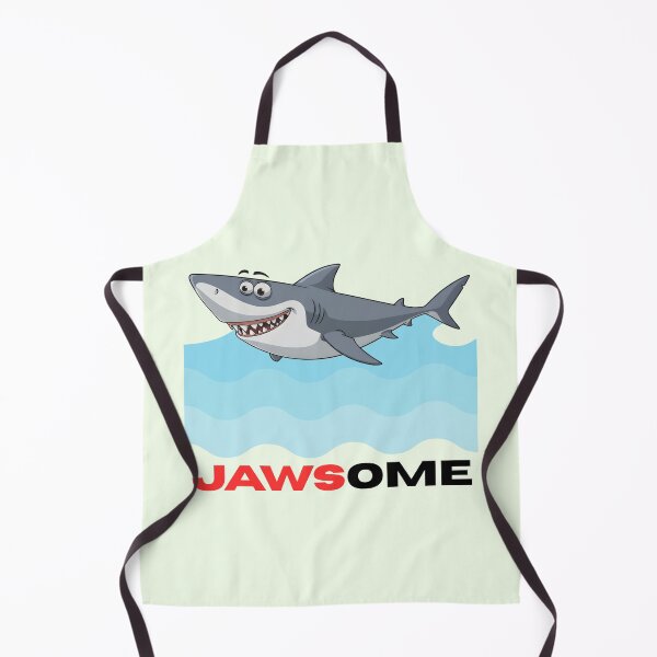 Item preview, Jawsome Shark Pun - Funny Cartoon Shark With Awesome Typography designed and sold by HumTumMe.